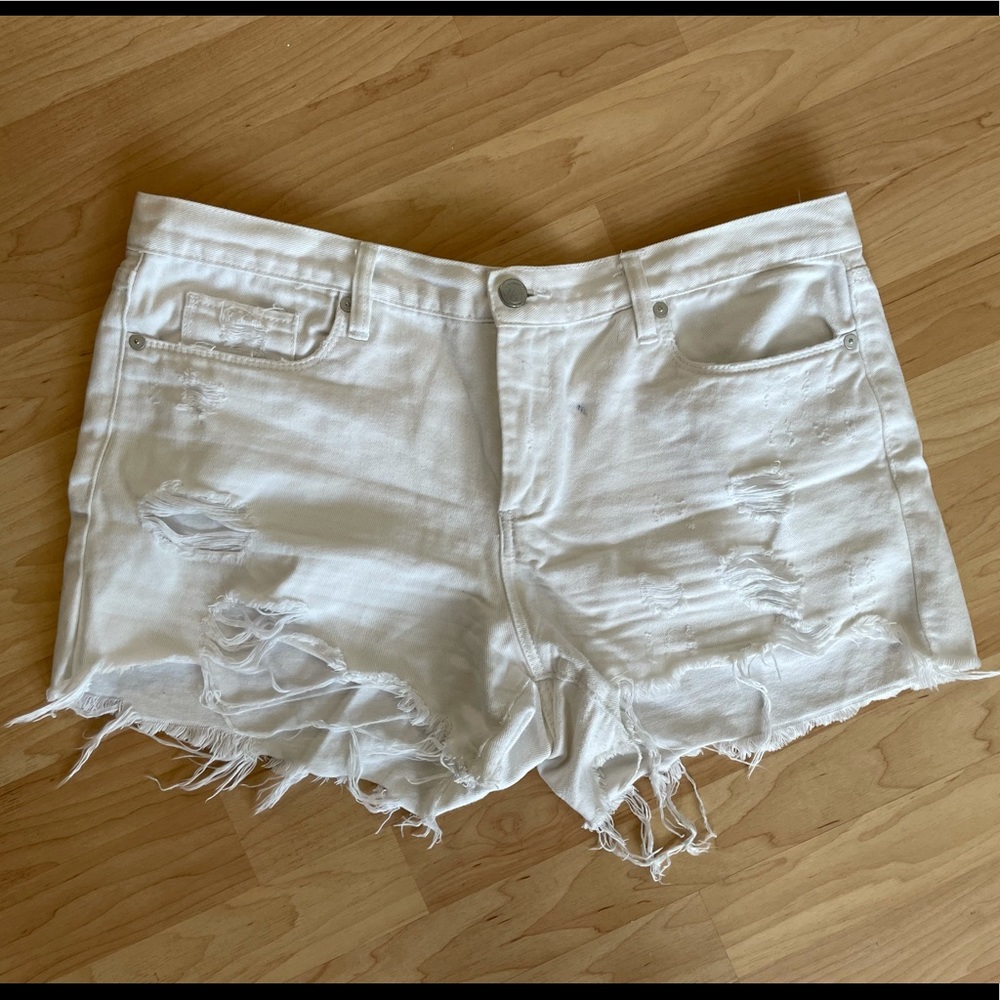 [BLANKNYC] Tomboy white shorts